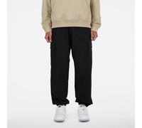 New Balance Herren Twill Cargo Jogger in Schwarz, Baumwollköper, Größe M