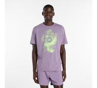New Balance Herren Vortex Performance T-Shirt in Violett, Polyester, Größe M