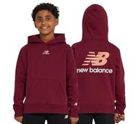 New Balance Jungen Hoodie - Premium Comfy Cotton Blended Fleece Classic Pullover Sweatshirt für Kinder, Größen 4-20, Burgunder, 4