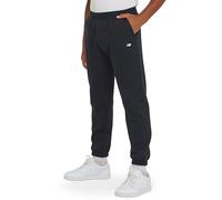 New Balance Jungen-Jogginghose mit lockerer Passform - weiche Baumwollmischung Fleece athletische Jogginghose mit Taschen (Größe 32-48), Schwarz, 10-12