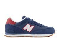 Sneaker NEW BALANCE "515", Mädchen, Gr. 40, nb navy, podium rot, Leder, Textil, Schuhe Sneaker, mit Schnürung, für Kinder und Jugendliche (56133322-40) nb navy, podium rot