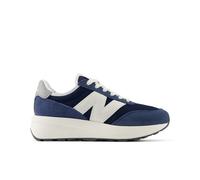 New Balance Kinder 370 Lace in Blau/Weiß, Wildleder/Mesh, Größe 36