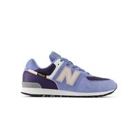 Sneaker NEW BALANCE "574", Mädchen, Gr. 38, weather blau, Leder, Synthetik, Textil, Schuhe Sneaker (91246948-38) weather blau