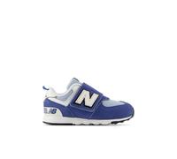 New Balance Kinder 574 NEWB Hook & Loop in Blau, Leder, Größe 22.5