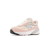 New Balance Kinder 990 V6 Schnür-Sneaker, Pink Haze/White, 4.5 Big Kid