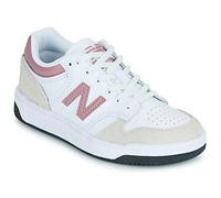 New Balance Kinder B480 Lace in Weiß/Rosa, Synthetik, Größe 29