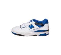 New Balance Herren Sneaker stylische Echtleder-Schuhe mit Ortholite-Sohle BB550SN1 Blau/Weiß 43