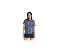 new balance london edition rc essential printed kurzarm shirt fur damen in rosa S