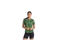new balance london edition rc essential printed kurzarm shirt gelb grun fur damen S