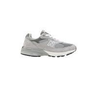 New Balance Damen Made in USA 993 in Grau/Weiß, Wildleder/Mesh, Größe 36.5