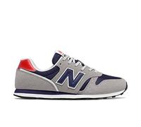 New Balance Men’s 373v2 M Trainers, Grey Navy Red, 37 EU