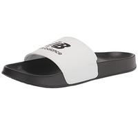 New Balance Men's 50 V1 Slide Sandal, White/Black, 12