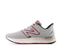 New Balance Men's Fresh Foam X 880 V13 Running Shoe, Aluminum Grey/Crimson/Black, 8 Wide