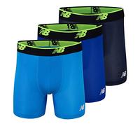 New Balance Men's Mesh 5" No Fly Boxer (3-Pack)