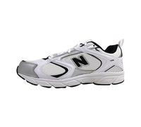 New Balance Herren 408 V1 Sneaker, White-Silver-Black, 44.5 EU