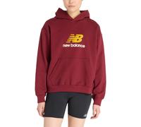 New Balance Monarch Burgundy Damen L New Balance Athletics French Terry Hoodie