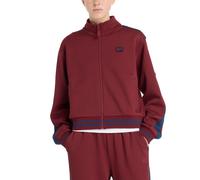 New Balance Monarch Burgundy Damen XL New Balance Post Season Pique Trackjacket