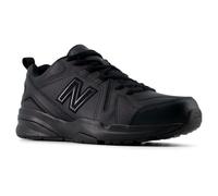 New Balance Herren 608v5 in Schwarz, Leder, Größe 44