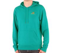 New Balance NB Essentials Embroidered Hoodie Herren Team Teal - S