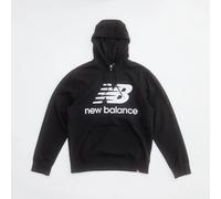 New Balance NB Essentials Stacked Logo Po Hoodie Herren Kapuzensweater, schwarz M