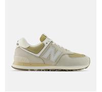 Sneaker NEW BALANCE "574", Damen, Gr. 42,5, schwarzer grau matter, Leder, Synthetik, Textil, Schuhe Sneaker (68164860-42,5) schwarzer grau matter