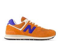 New Balance Unisex 574 in Braun/Blau, Wildleder/Mesh, Größe 45.5