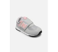New Balance NEW_B 574 Hook & Loop Baby Sneaker hellgrau/rosa - 21