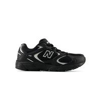 New Balance P4088 PY Schwarze Unisex-Kindersneaker mit elastischen Schnürsenkeln