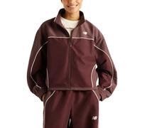 New Balance Red Damen M New Balance Trackside Woven Jacket