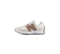 New Balance Damen 327 in Beige/Weiß/Braun, Wildleder/Mesh, Größe 36