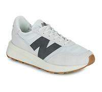 New Balance Unisex 370 in Weiß/Schwarz, Suede/Mesh, Größe 38 U370CA