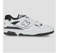 New Balance Herren BB550 in Weiß/Schwarz, Leather, Größe 39.5