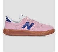 New Balance Herren T500 in Rosa/Blau, Wildleder/Mesh, Größe 46.5