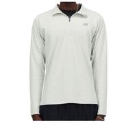 New Balance - Langarm T-Shirt für Traillauf / langärmlig - Space Dye 1/4 Zip Athletic Grey für Herren - Größe M - Grau Grau M