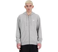 New Balance Sport Essentials French Terry Logo Full Zip Kapuzenjacke grau - M