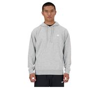 New Balance Herren Sport Essentials French Terry Hoodie in Grau/Weiß, Baumwolle, Größe XS