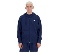 New Balance Sport Essentials French Terry Logo Full Zip Kapuzenjacke marineblau - S