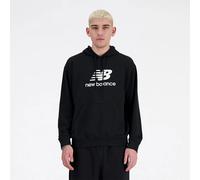 New Balance Sport Essentials Logo Crew Hoodie pechschwarz - S