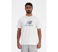 New Balance T-Shirt Stacked Logo Weiß XL