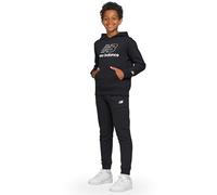 New Balance Sportliches Sport-Set für Jungen und Kleinkinder, weicher Fleece-Pullover, Hoodie und Jogginganzug, Sportbekleidung, 2T-12, 2-teilig, Schwarz, 8
