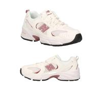 New Balance Sportschuhe Sneakers für Jungen 530 1MV Weiß Rosa Lifestyle, Weiß Rosa, 38.5 EU