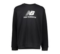 NEW BALANCE Herren T-Shirt Essentials Stacked Logo French Terry Crewneck (MT31538) XXL BK
