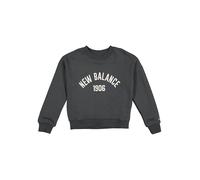 New Balance Sweatshirt "Essentials Varsity" in Anthrazit - Größe 146 | Kinder Sweatshirts Jacken