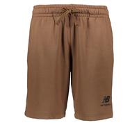 New Balance Sweatshorts "Essentials" in Hellbraun - Größe L | Herren Plussize