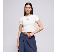 New Balance Damen T-Shirt Trackside Ringer (WT61Y33Q) Weiß Baumwolljersey Größe L