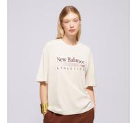 NEW BALANCE T-SHIRT TRACKSIDE OVERSIZED T-SHIRT Beige Damen