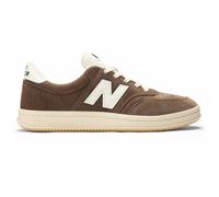 New Balance Herren T500 in Braun/Weiß, Leder, Größe 38.5