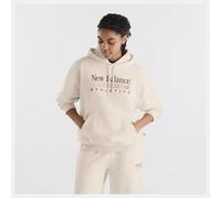NEW BALANCE Trackside French Terry Hoodie Damen | beige |