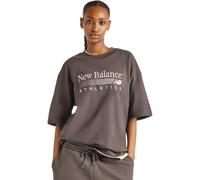 New Balance Damen T-Shirt TRACKSIDE OVERSIZED, schwarz, Gr. L