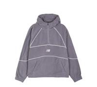 NEW BALANCE Trackside Polar Fleece Hoodie Herren | grey | M
